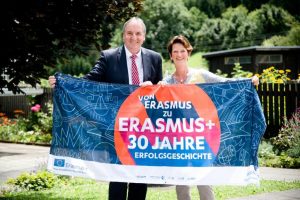 Dir. Stefan Schellander und FV Natascha Partl sind begeisterte Erasmus+ Multiplikatoren